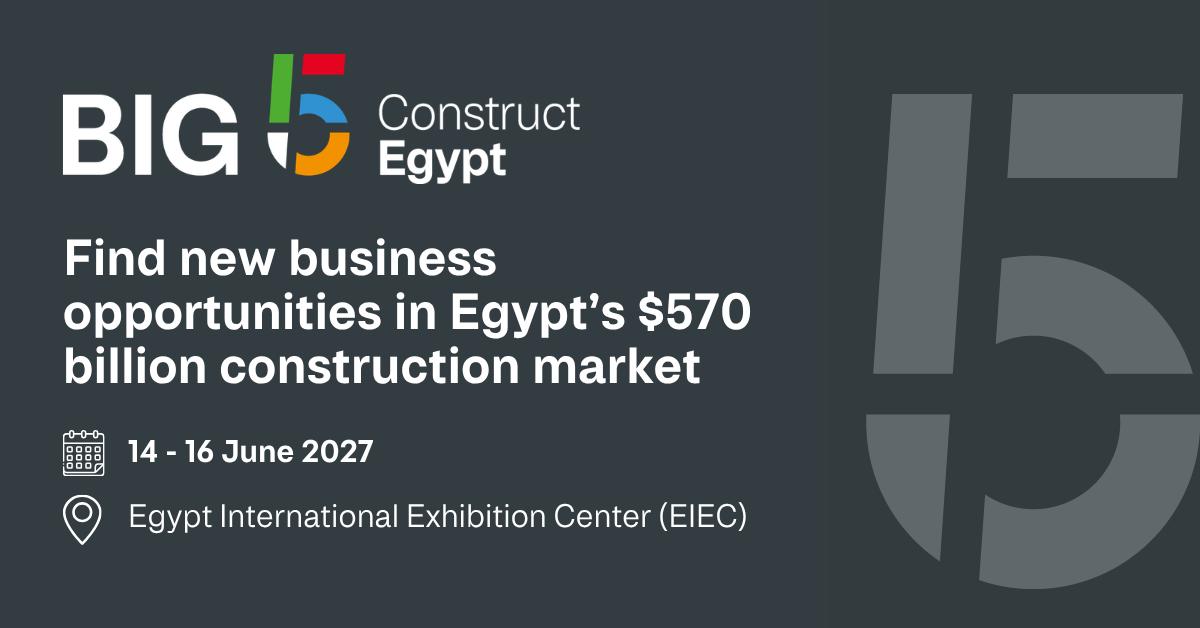 Big 5 Construct Egypt event artwork or documented organiser image; may show an earlier edition